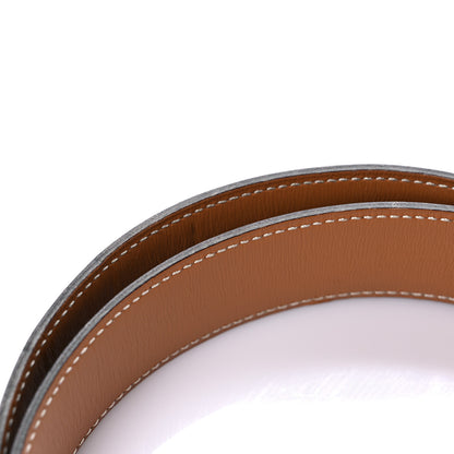 Hermes Box 32mm Belt Strap 65 Black Gold 7 of 10