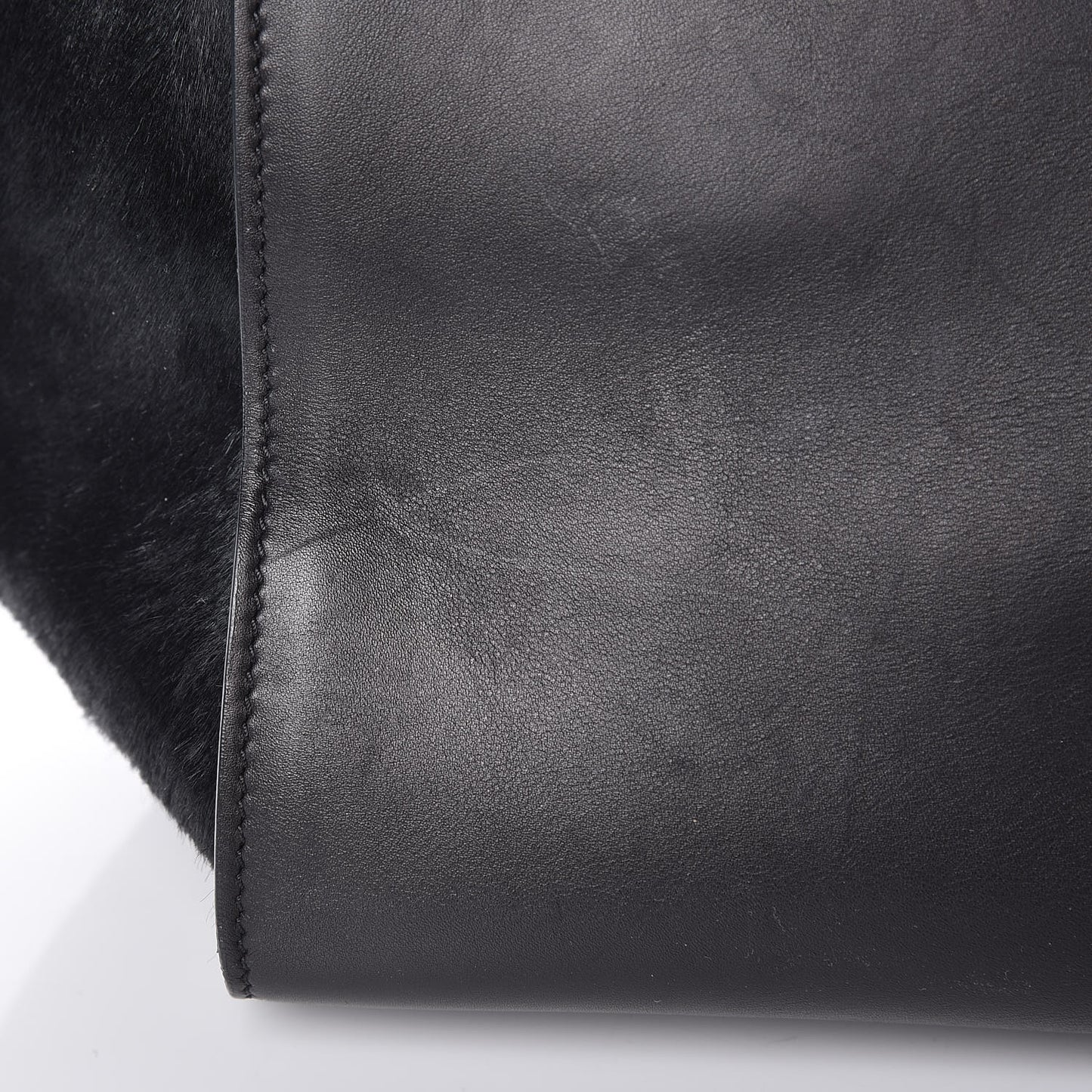 Pony Hair Smooth Calfskin Medium Tri-Color Trapeze