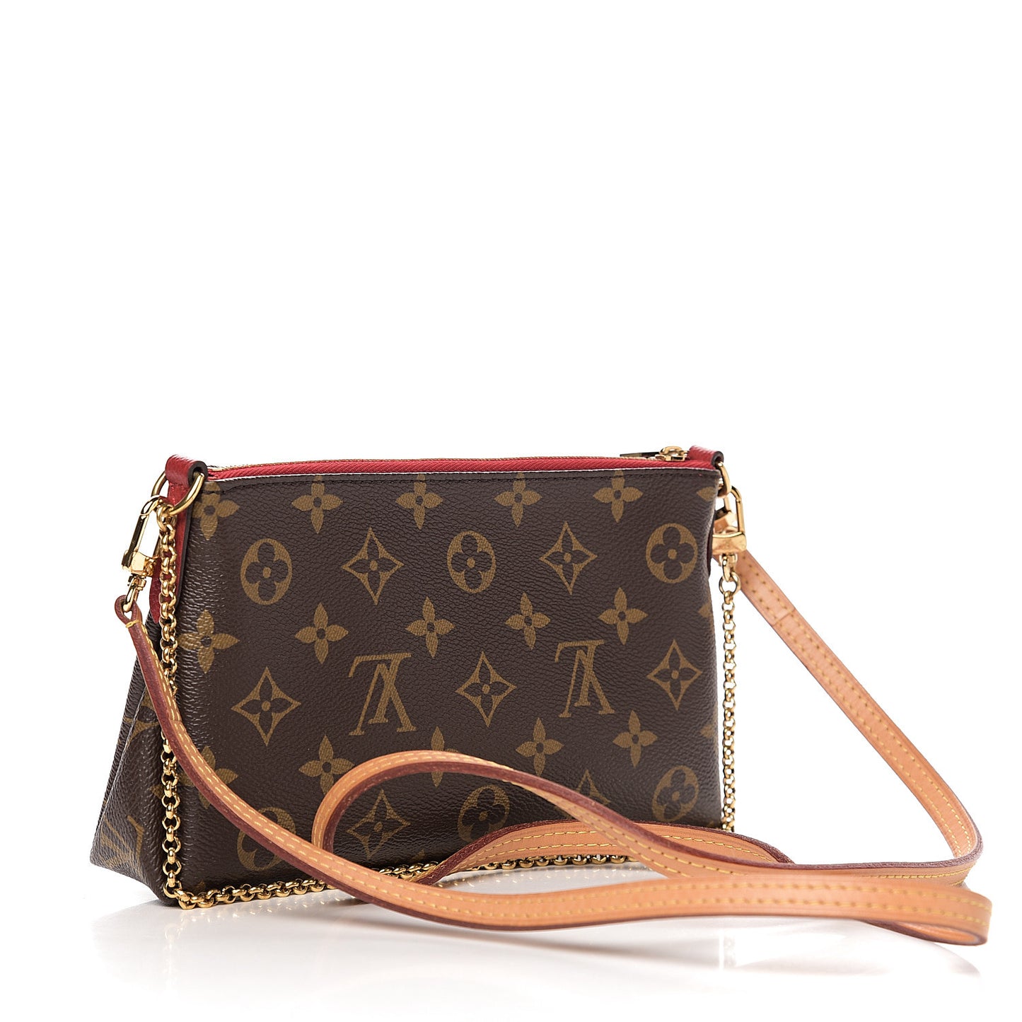 Monogram Pallas Clutch Cherry