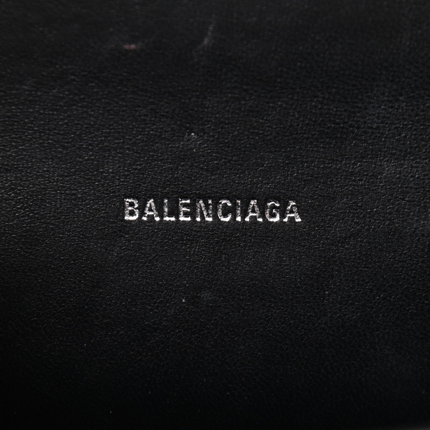 Balenciaga Grained Calfskin Hourglass Top Handle Bag XS Black 6 of 12