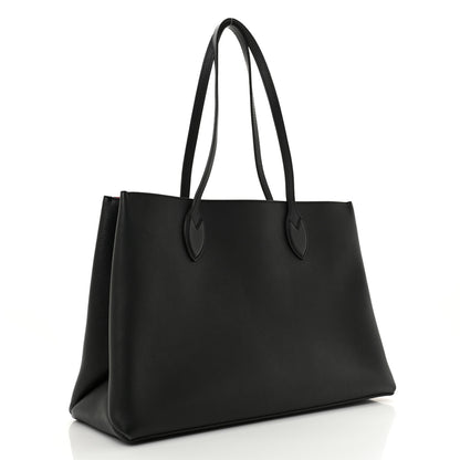 Louis Vuitton Grained Calfskin Lockme Shopper Black 3 of 12