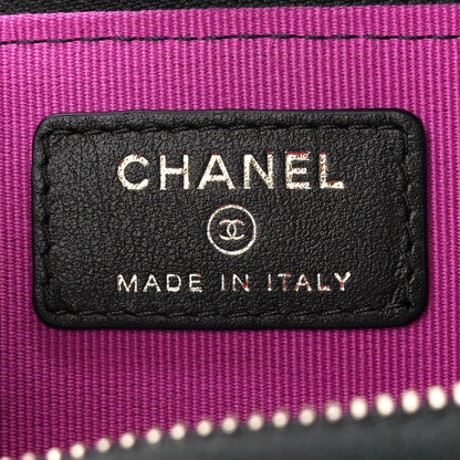 Chanel Caviar Quilted Zipped Key Holder Case Black 6 of 10