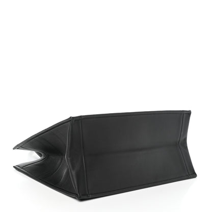 Christian Dior Calfskin Embossed Medium Book Tote Black 4 of 9