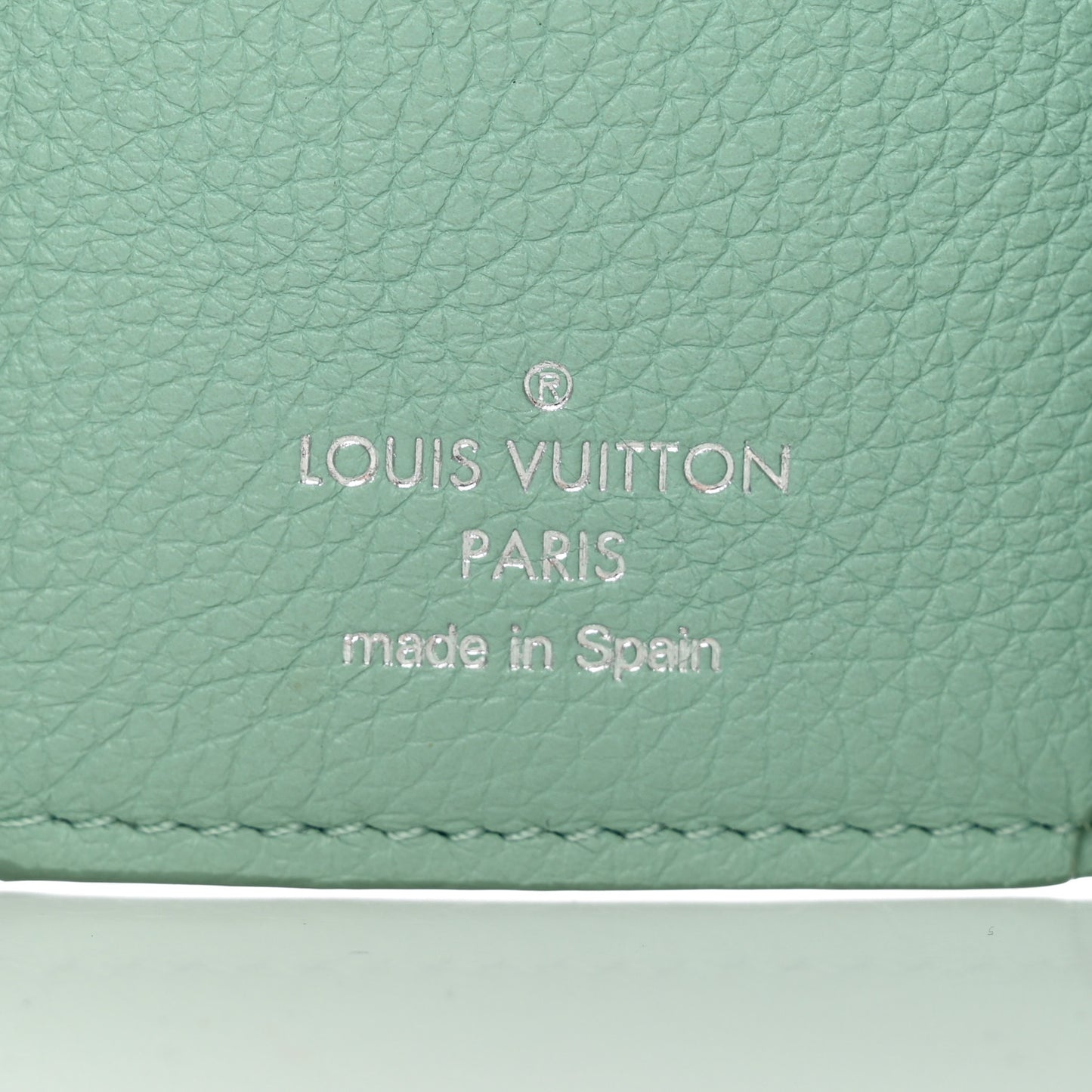 Calfskin Lockmini Wallet Menthe