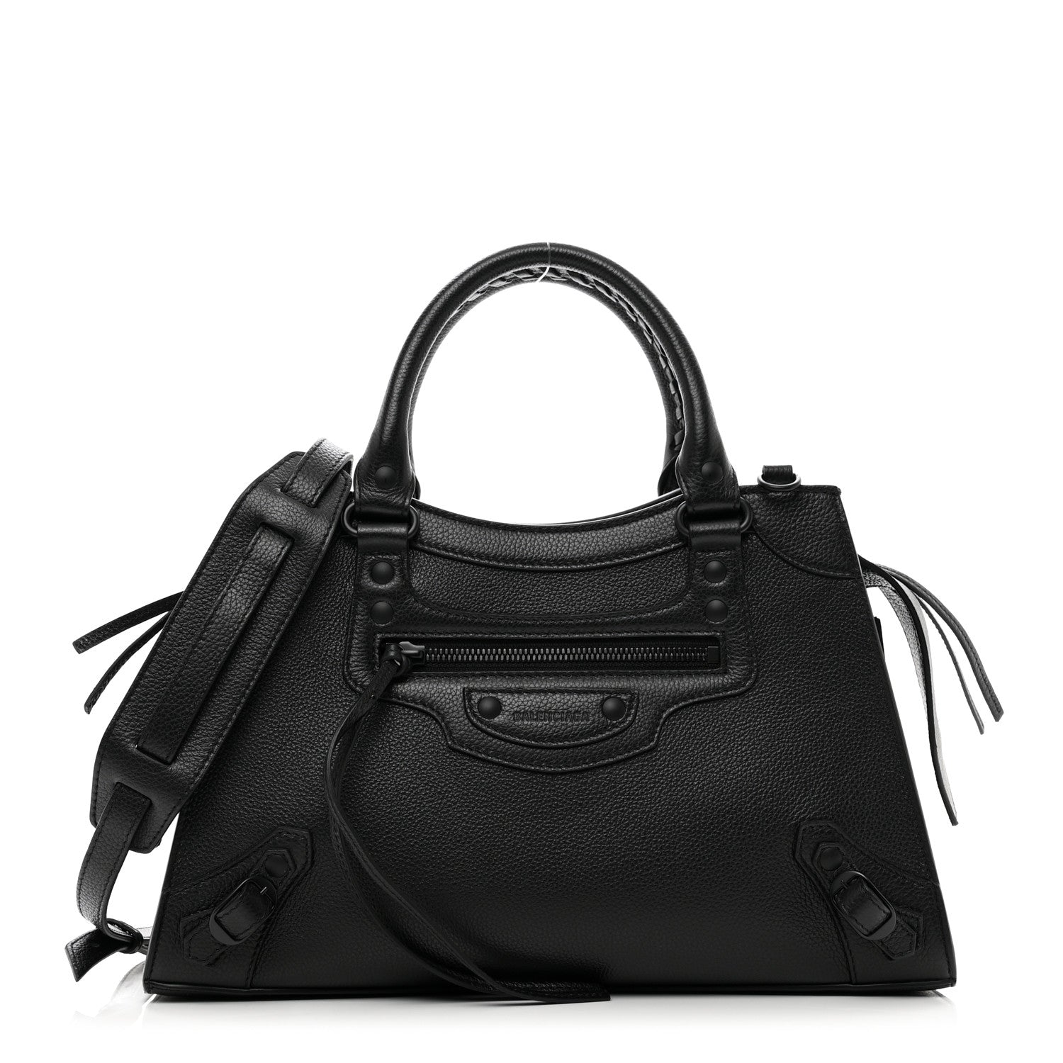 Balenciaga Grained Calfskin Neo Classic Black Hardware S City Black 1 of 9