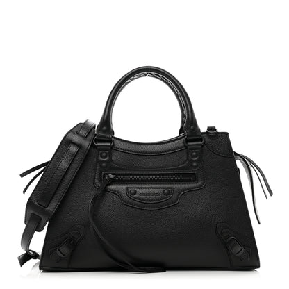 Balenciaga Grained Calfskin Neo Classic Black Hardware S City Black 1 of 9