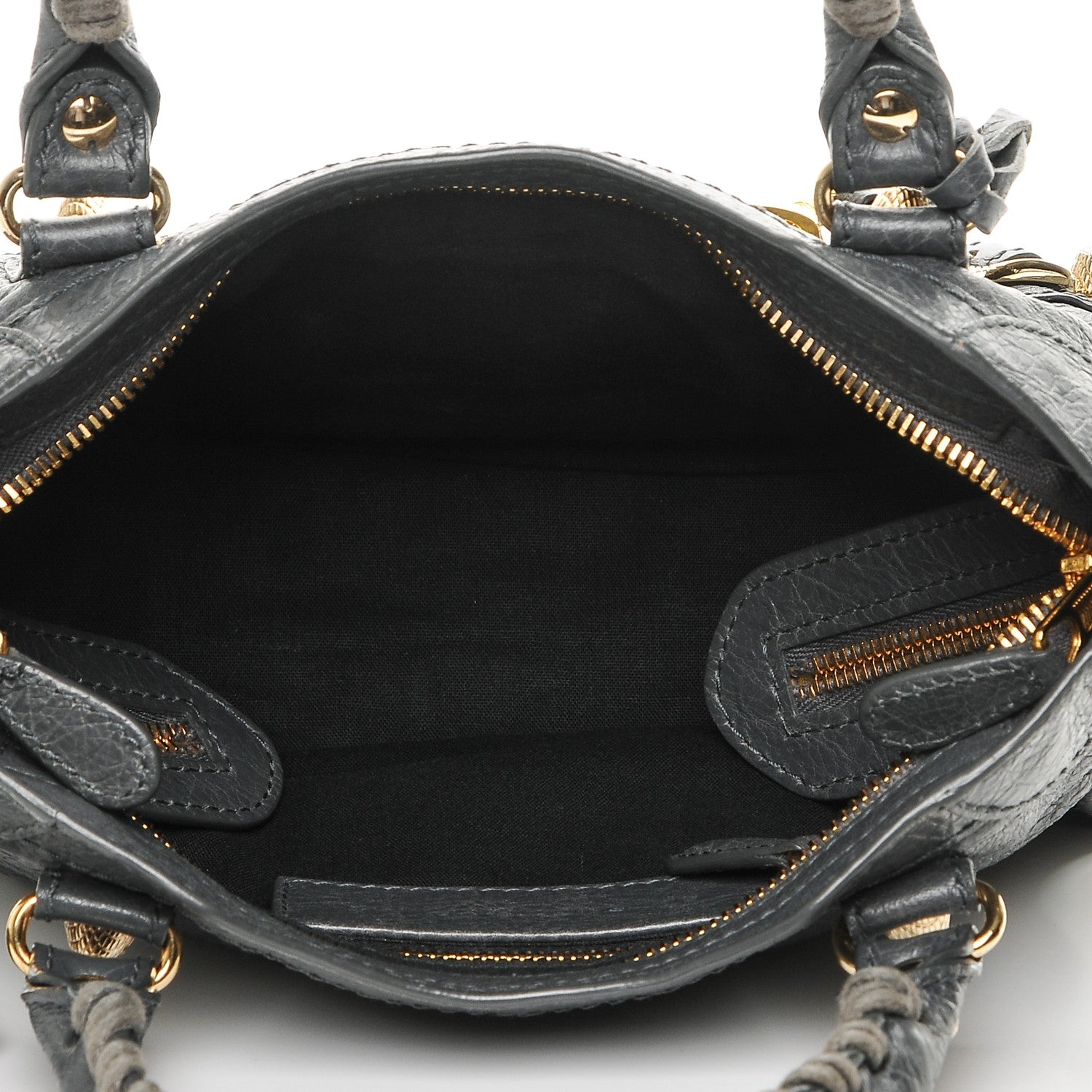 Balenciaga Agneau Giant 12 Gold Hardware Mini City Gris Tarmac 5 of 8