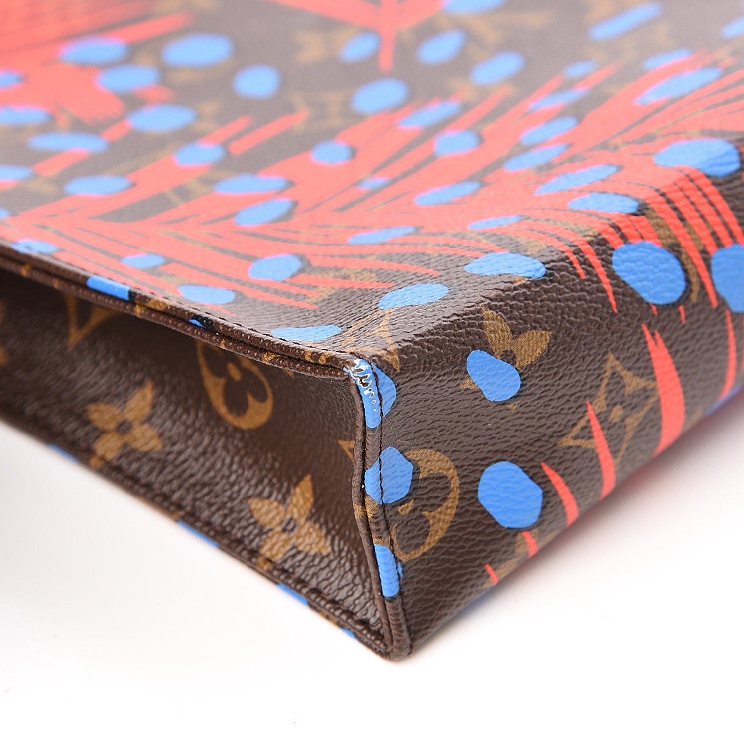 Louis Vuitton Monogram Jungle Dots Toiletry Pouch 26 Coquelicot Denim 9 of 12