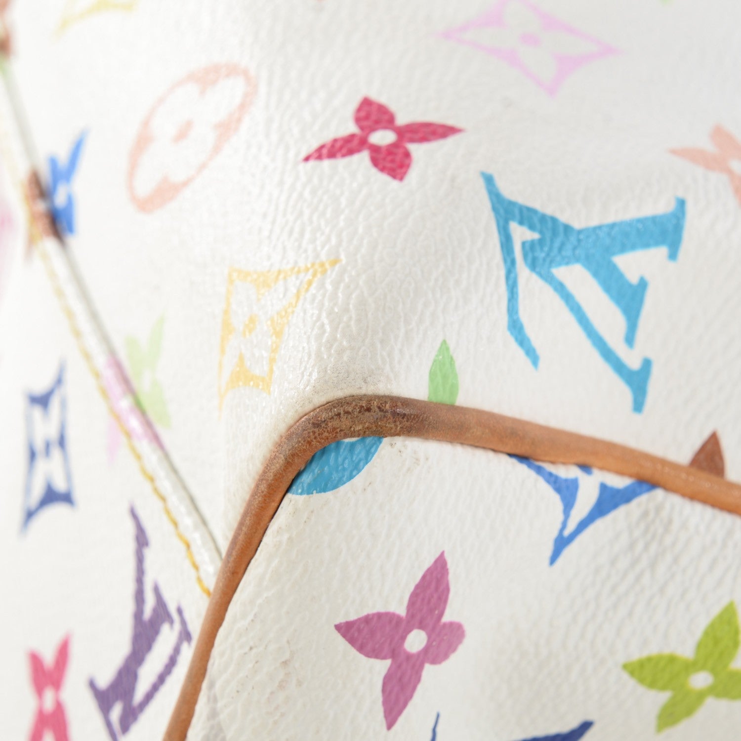 Louis Vuitton Monogram Multicolor Aurelia GM White 3 of 26