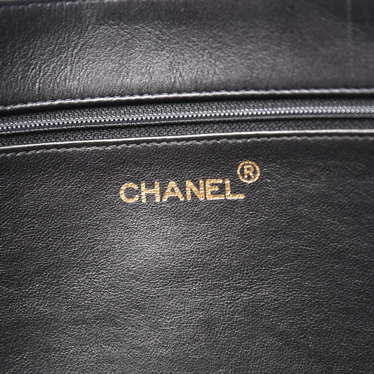 Chanel Lambskin CC Tote Black 5 of 11