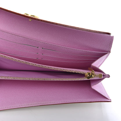 Louis Vuitton Monogram Multicolor Sarah Wallet White Litchi 5 of 11