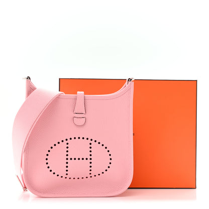 Hermes Taurillon Clemence Evelyne 23 Poche III Rose Sakura 13 of 13