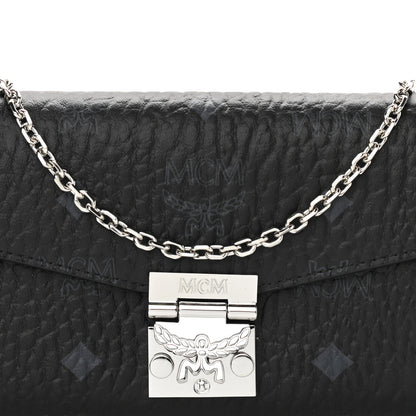 MCM Visetos Large Patricia Wallet On Chain Black 7 of 9