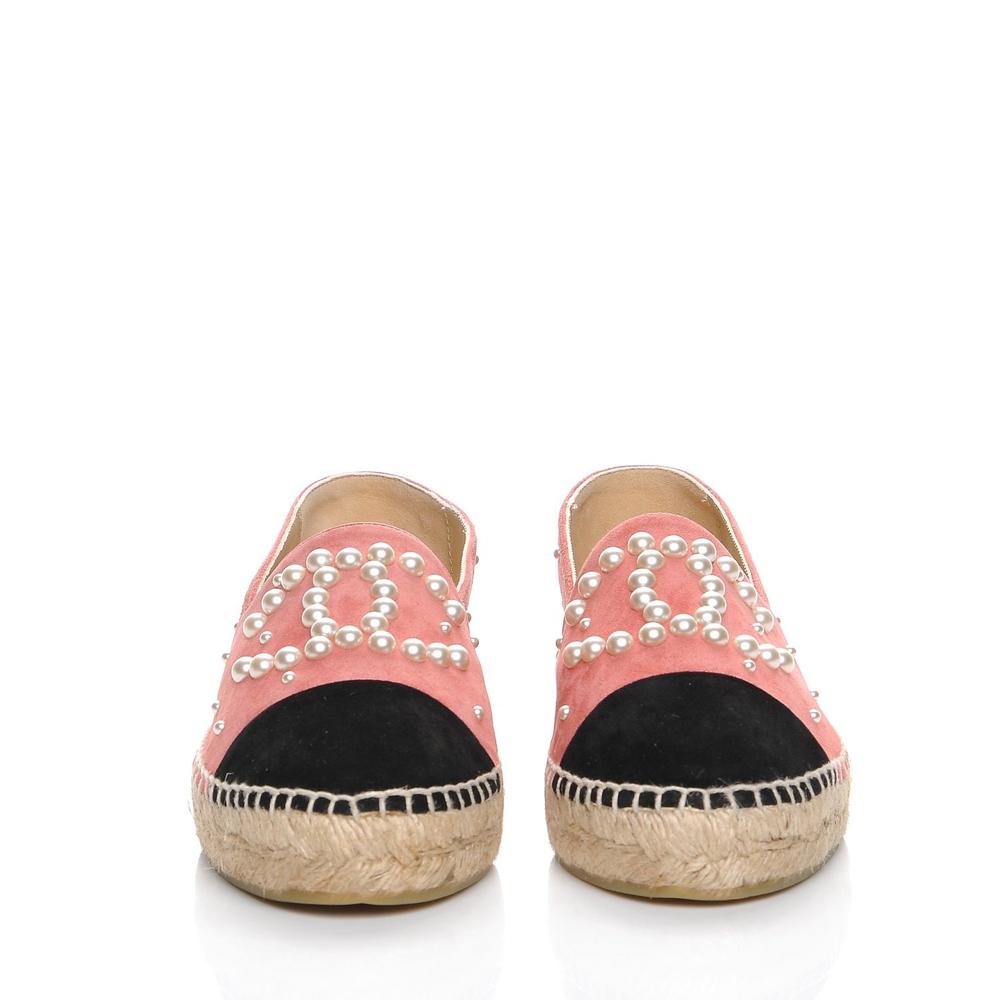 Suede Pearl CC Espadrilles 37 Pink