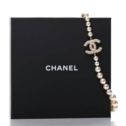 Chanel Pearl CC 100th Anniversary Necklace Light Gold 6 of 6