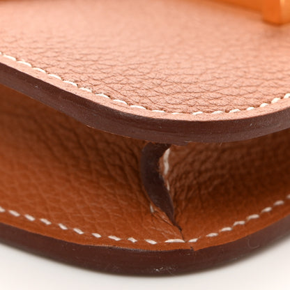 Hermes Evercolor Constance Slim Wallet Gold 11 of 12