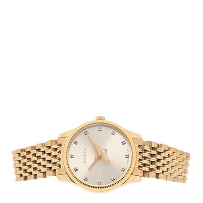 Gucci Stainless Steel 29mm G-Timeless Bee Quartz Watch Gold 2 of 5