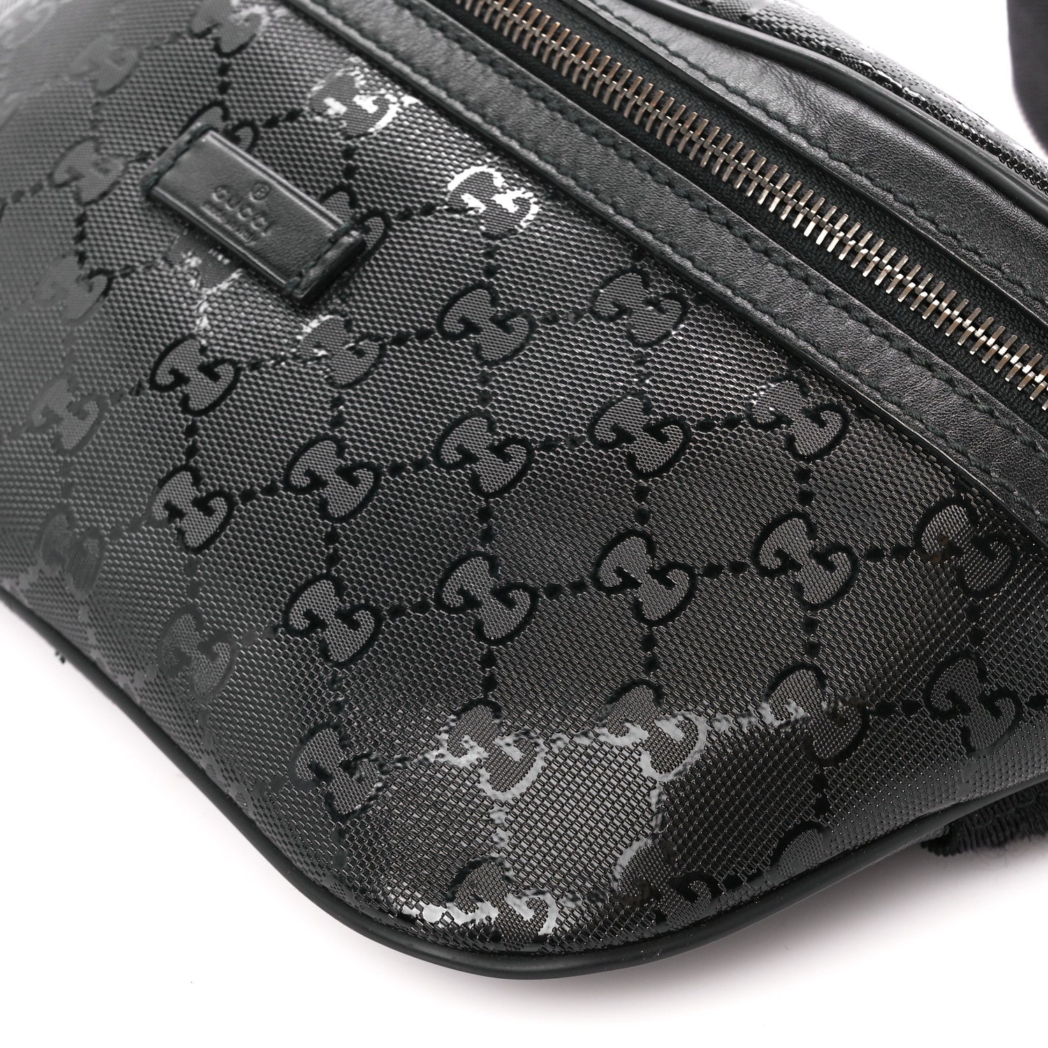 Gucci Imprime Monogram Belt Bag Black 12 of 12