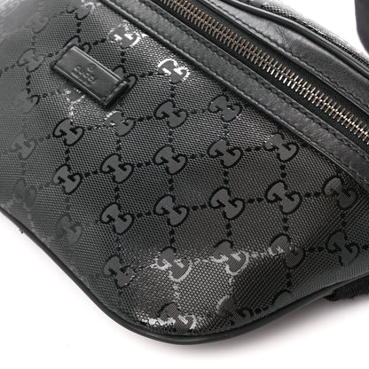 Gucci Imprime Monogram Belt Bag Black 12 of 12