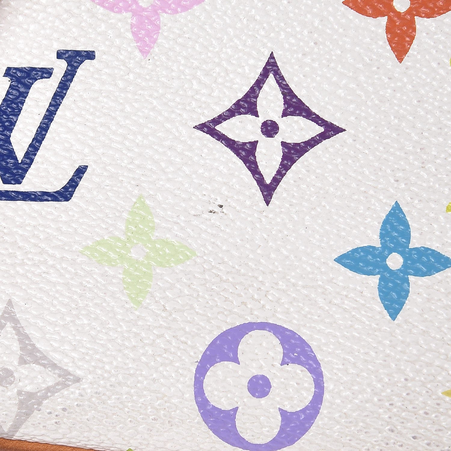 Louis Vuitton Monogram Multicolor Pochette Accessories White 10 of 12