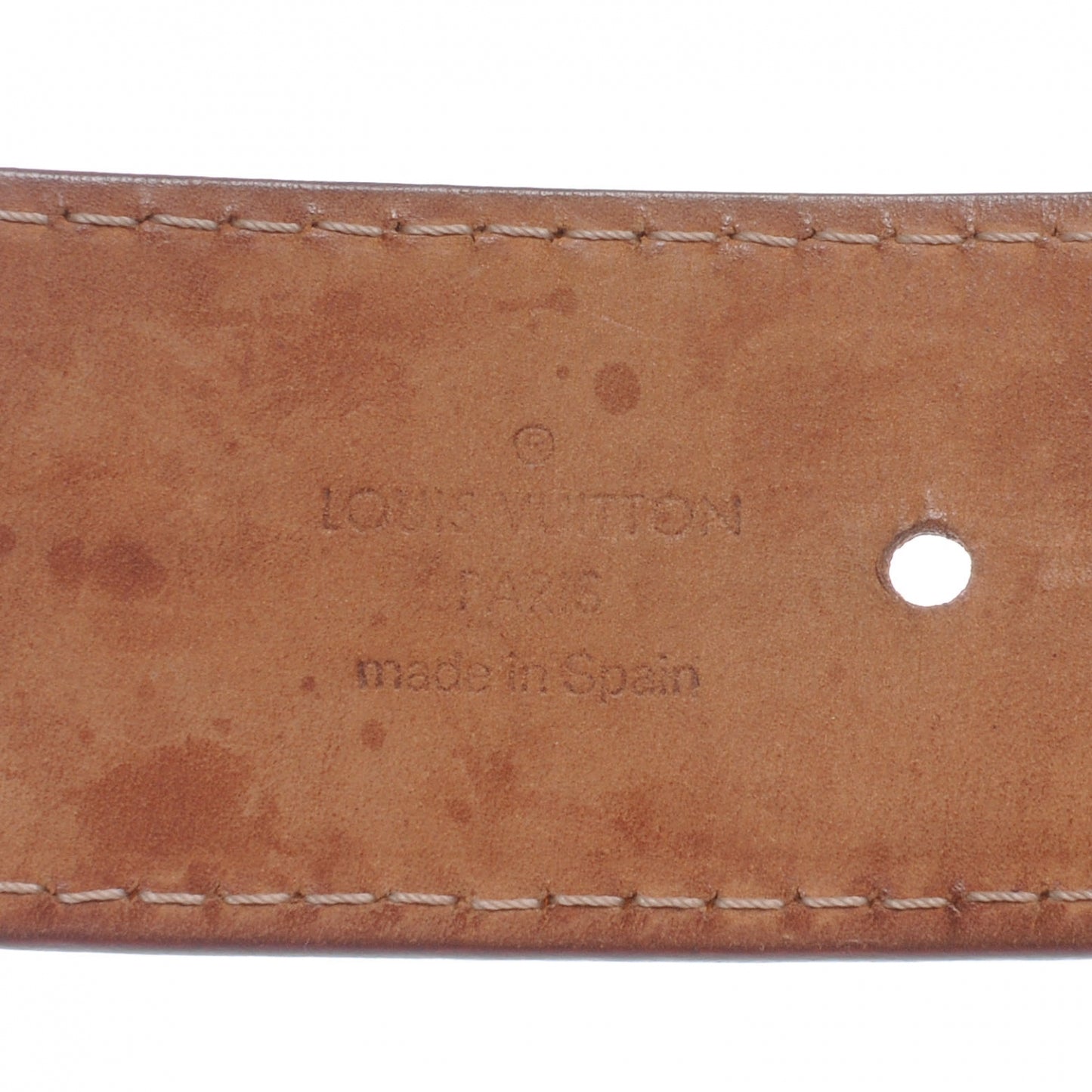 Nomade Perforation Belt 100 40 Caramel