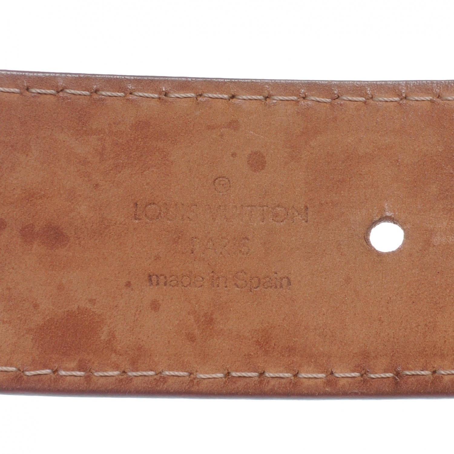 Louis Vuitton Nomade Perforation Belt 100 40 Caramel 5 of 6