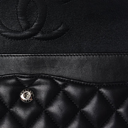Chanel Lambskin Quilted Medium Double Flap Black 10 of 16