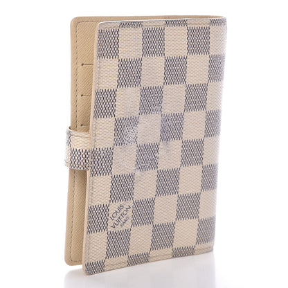 Louis Vuitton Damier Azur Small Ring Agenda Cover 4 of 13