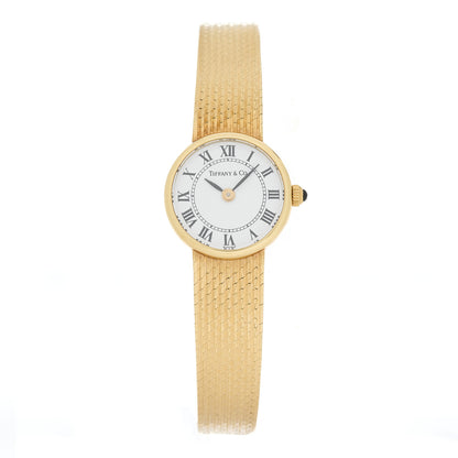 Tiffany 14K Yellow Gold 18mm Quartz Watch 2 of 10