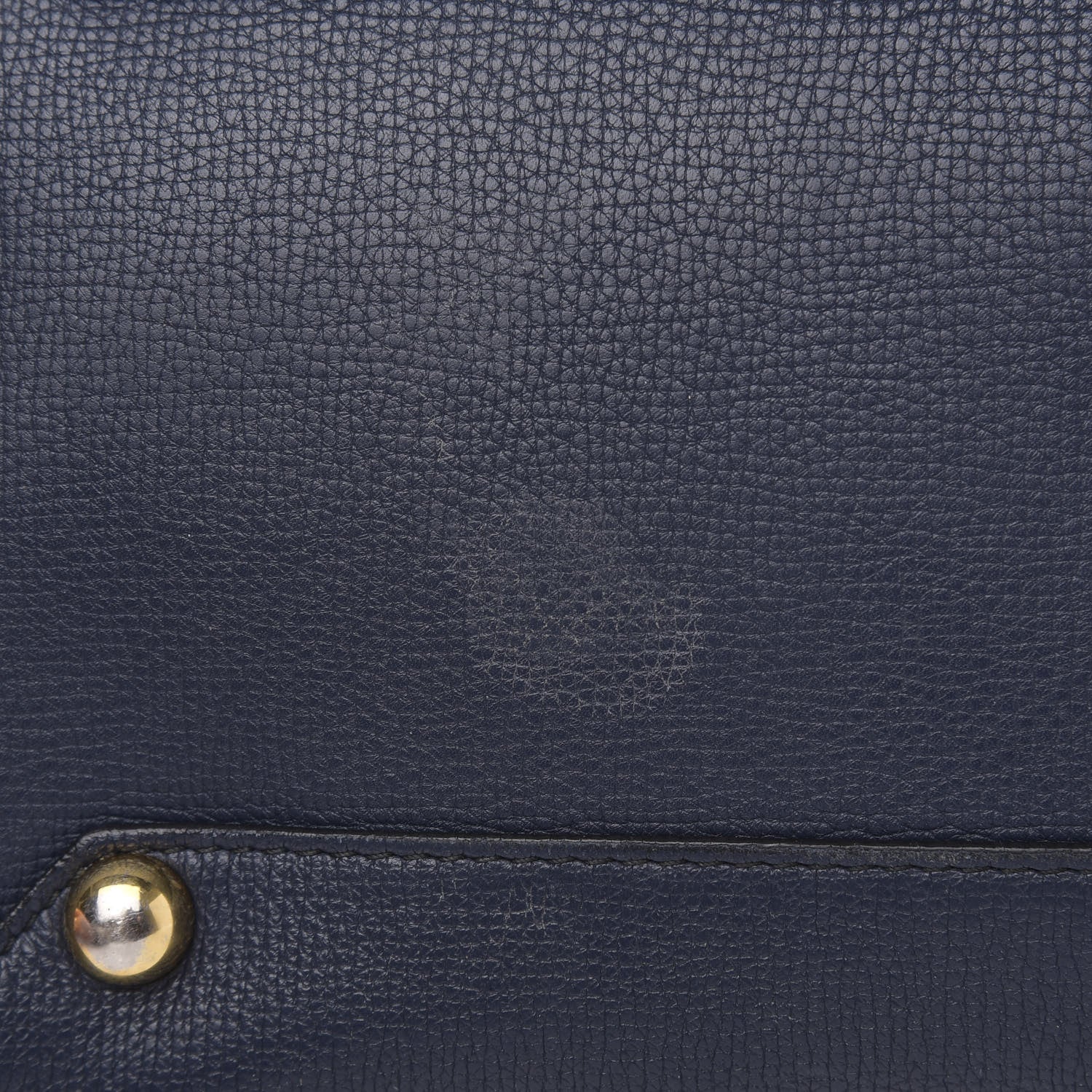 Burberry Grainy Calfskin House Check Medium Banner Tote Ink Blue 11 of 20