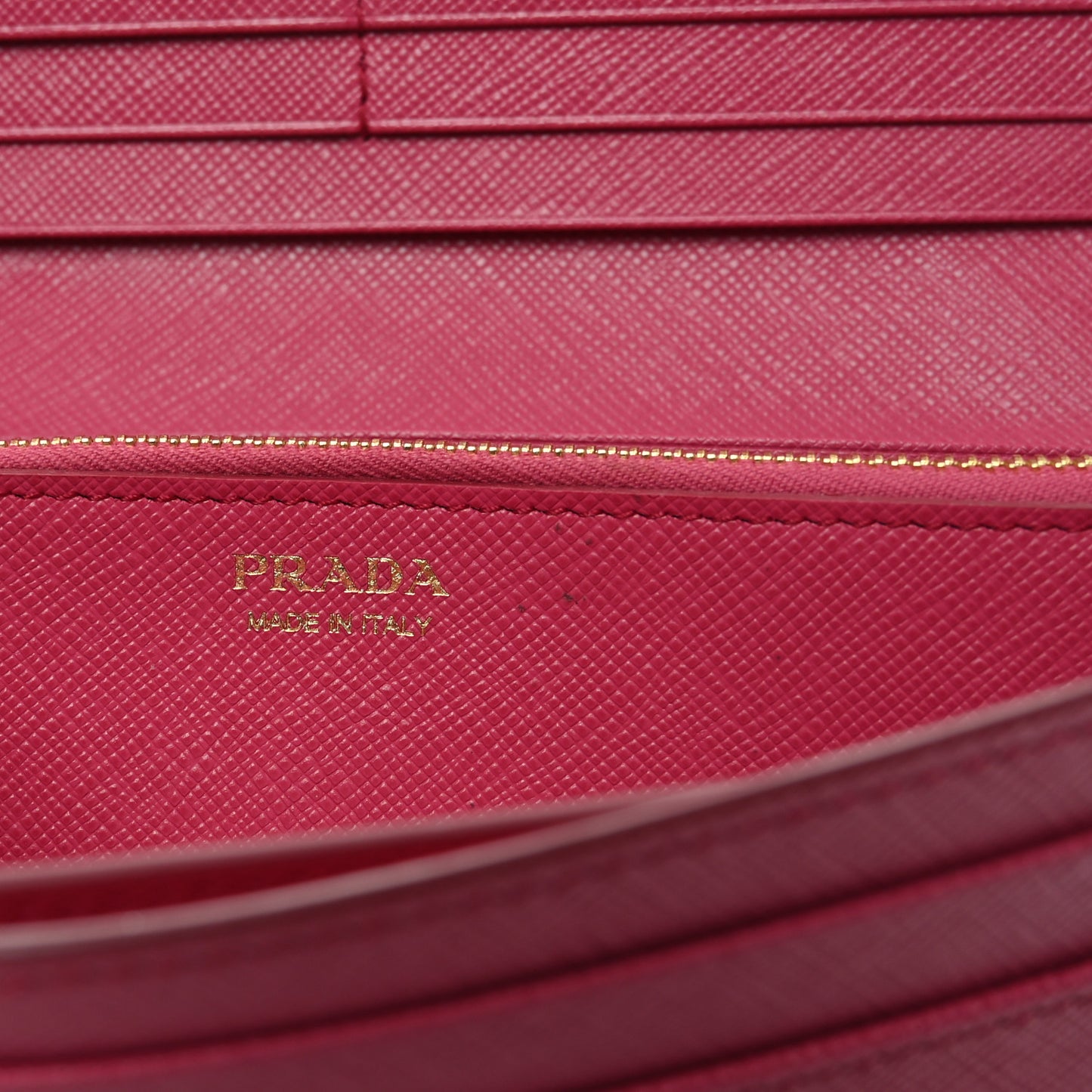 Saffiano Monochrome Continental Wallet Pink