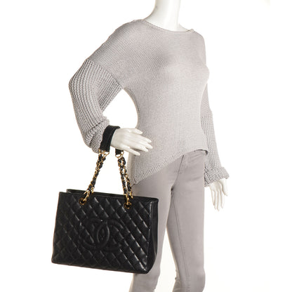 Chanel Caviar Grand Shopping Tote GST Black 2 of 9