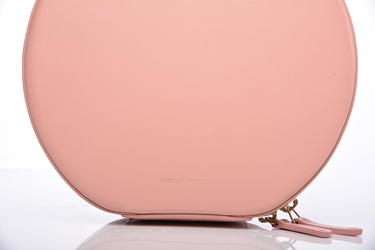 Mansur Gavriel Calfskin Circle Crossbody Bag Light Pink 10 of 12