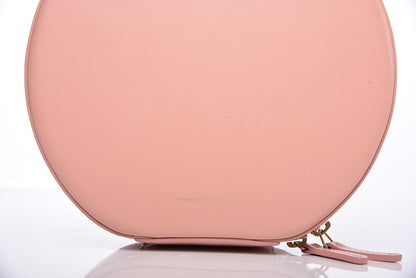 Mansur Gavriel Calfskin Circle Crossbody Bag Light Pink 10 of 12