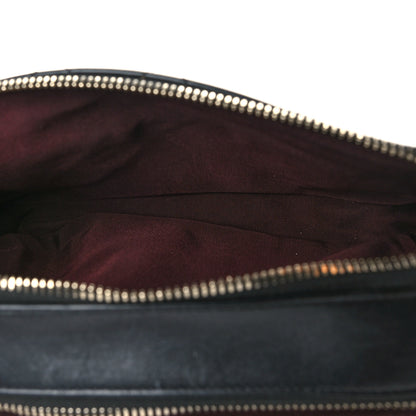 Chanel Calfskin Grosgrain Stitched Button Up Camera Case Black 6 of 10