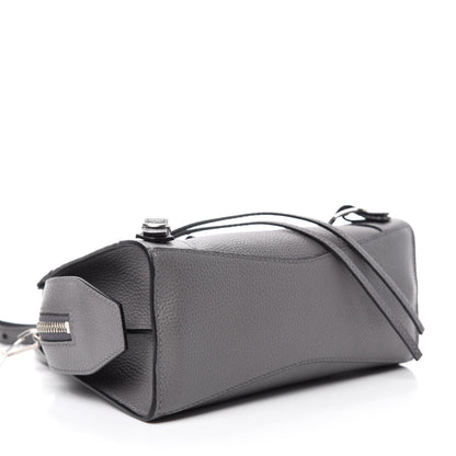 Balenciaga Grained Calfskin Neo Classic Silver Hardware Mini City Dark Grey 4 of 10