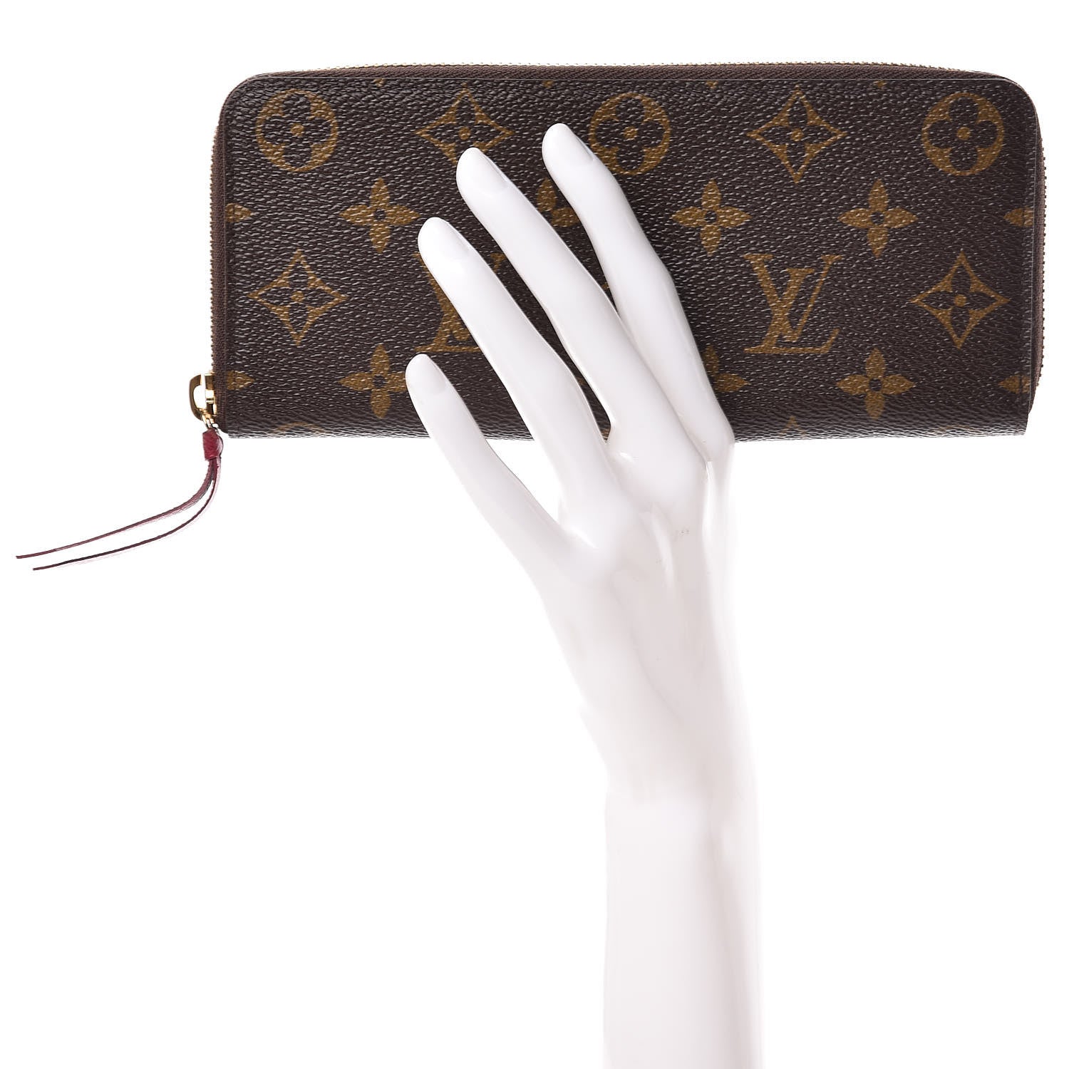 Louis Vuitton Monogram Clemence Wallet Fuchsia 2 of 7