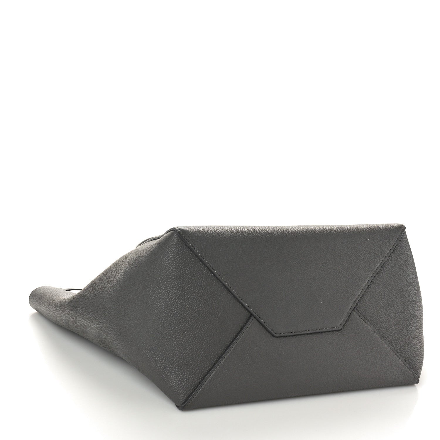 Celine Soft Grained Calfskin Small Belt Cabas Phantom Medium Grey 4 of 9