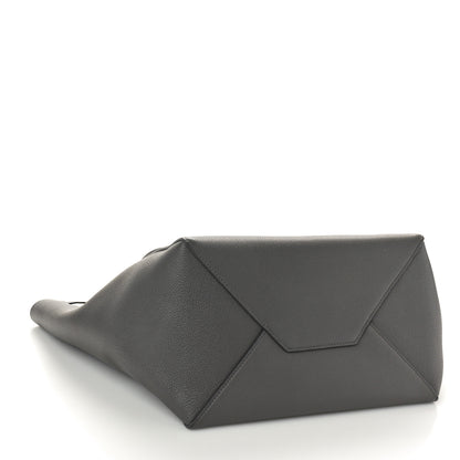 Celine Soft Grained Calfskin Small Belt Cabas Phantom Medium Grey 4 of 9