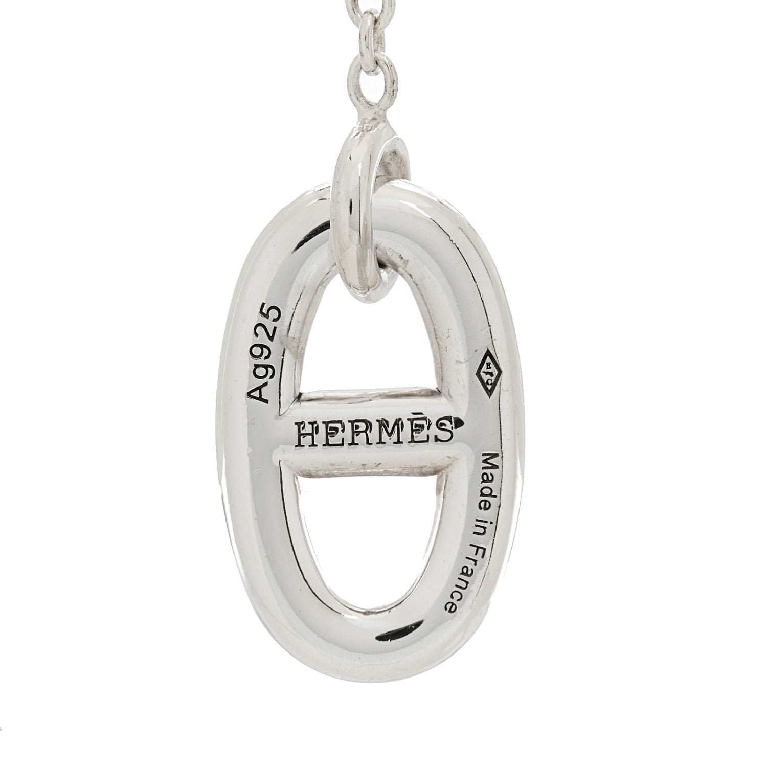 Hermes Sterling Silver Farandole Drop Earrings 4 of 4