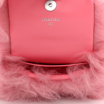 Chanel Shearling Lambskin CC Hook Card Holder Pink 4 of 8
