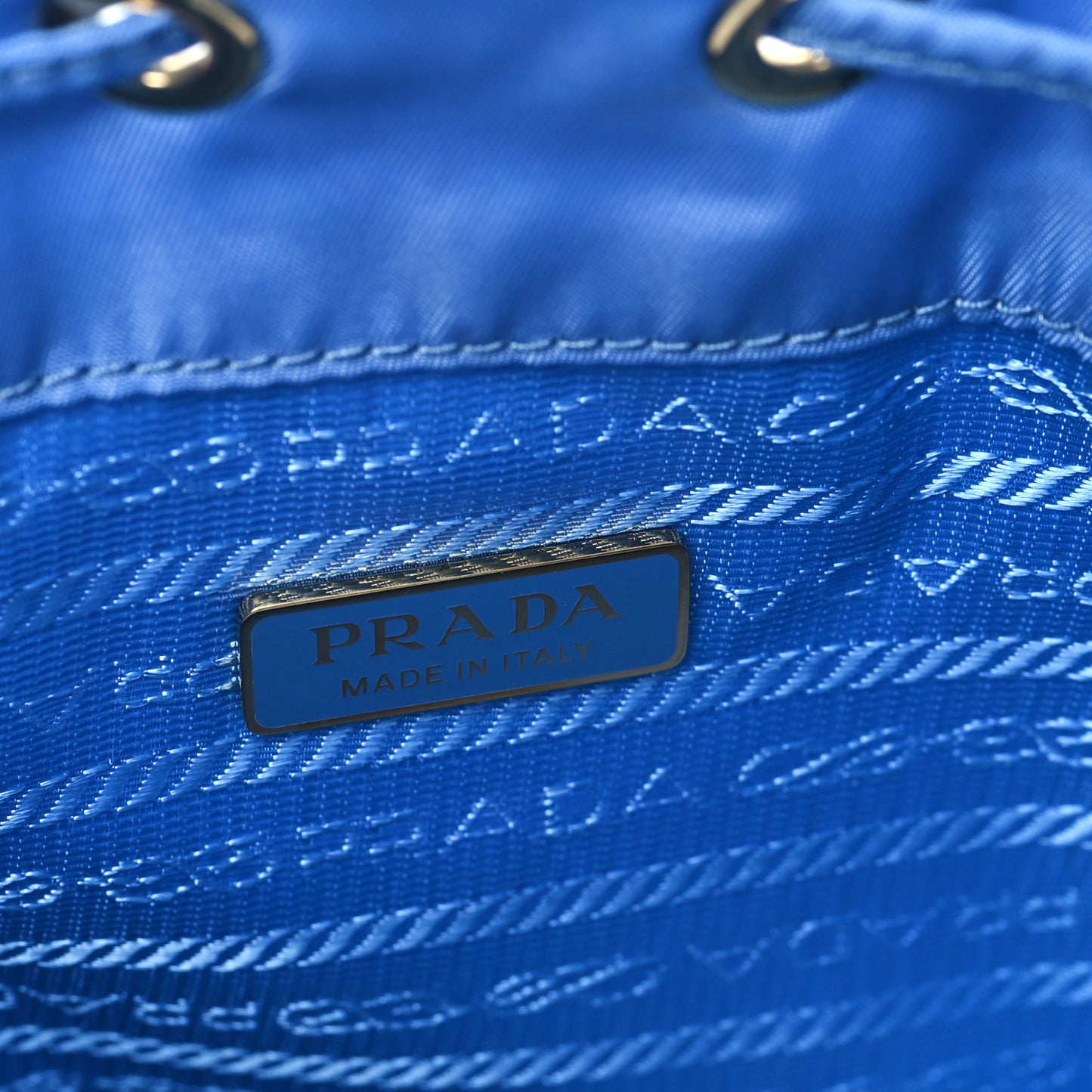 Re-Nylon Saffiano Mini Re-Edition 1978 Bucket Bag Onda
