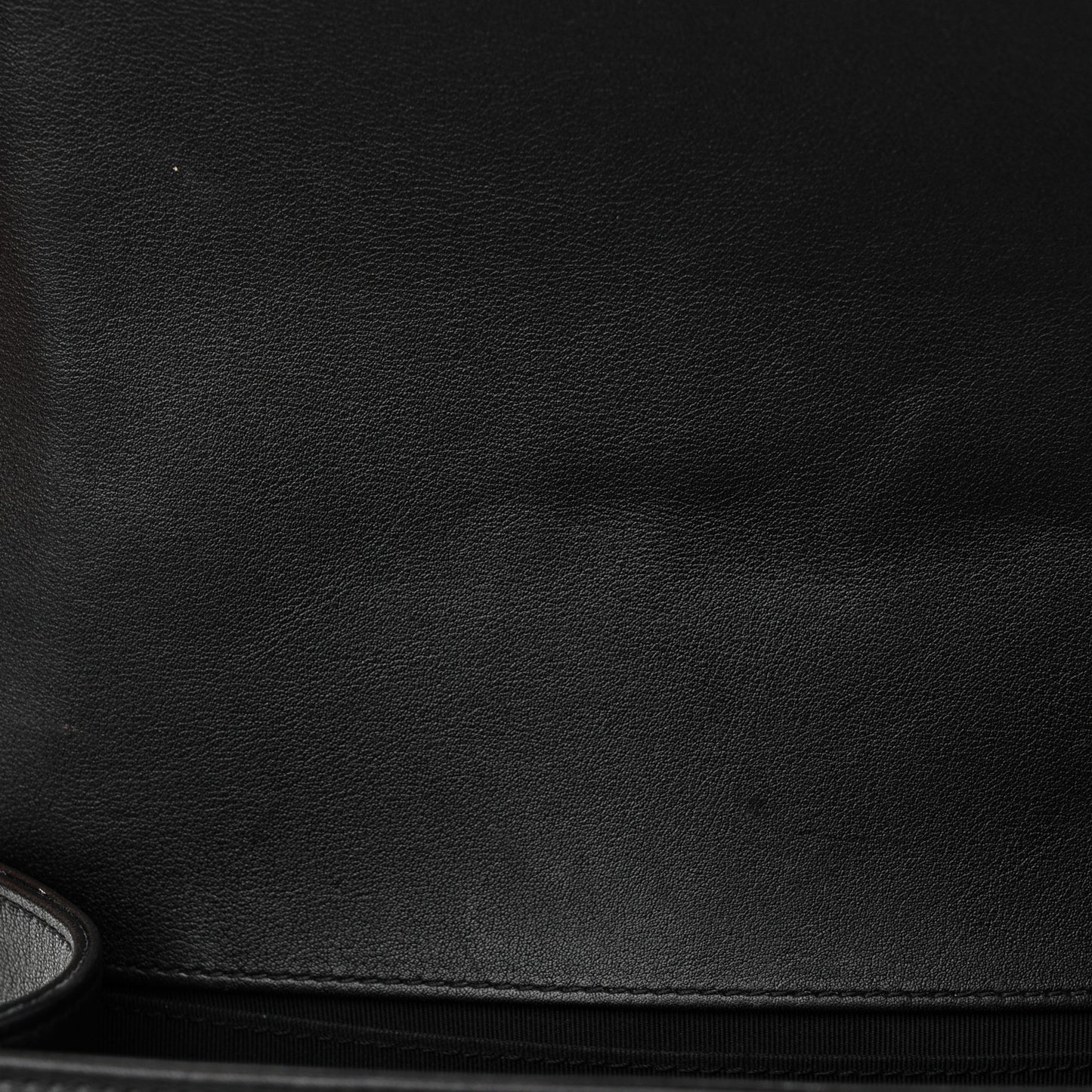 Calfskin Quilted Medium Boy Flap Black