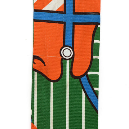 Hermes Twilly Scarf Orange Multicolor 11 of 17