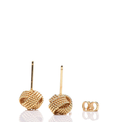 Tiffany 18K Yellow Gold Twist Knot Earrings 3 of 5