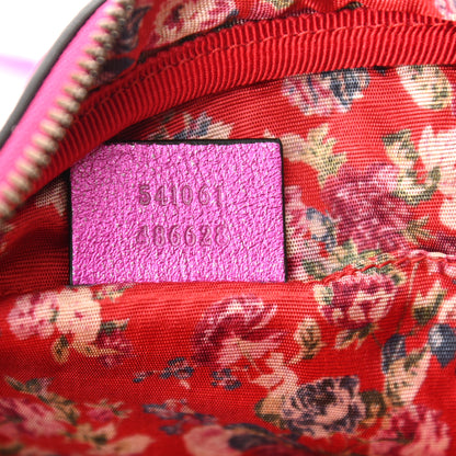 Gucci Laminated Nappa Trapuntata Small Zumi Shoulder Bag Fuxia 7 of 10