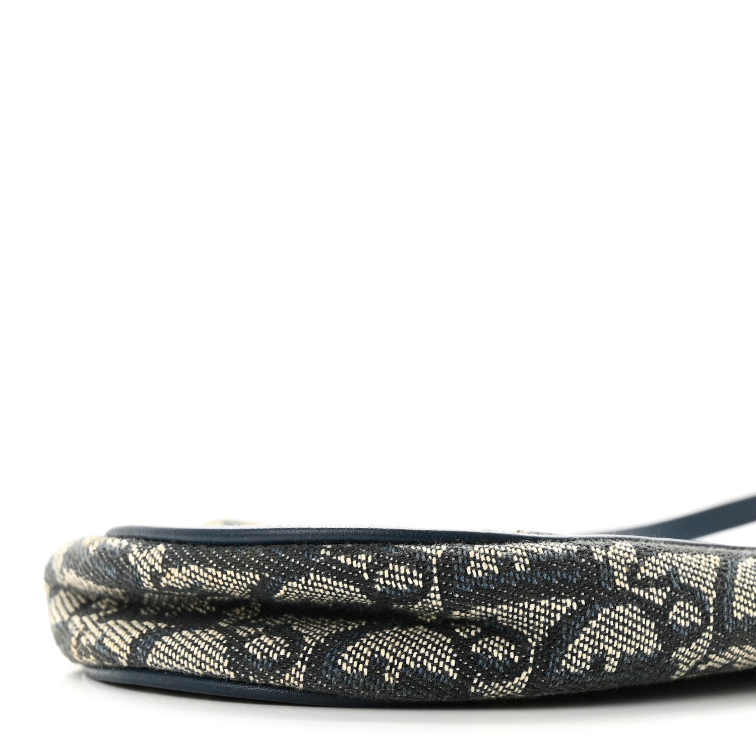 Christian Dior Monogram Mini Saddle Pochette Navy 9 of 12