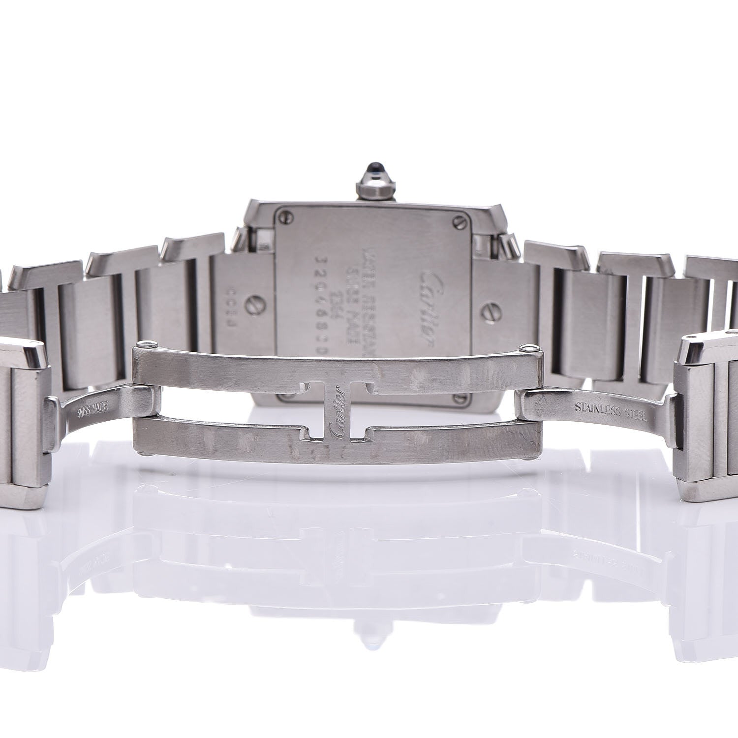 Cartier Stainless Steel 20mm Tank Francaise Quartz Watch 7 of 7