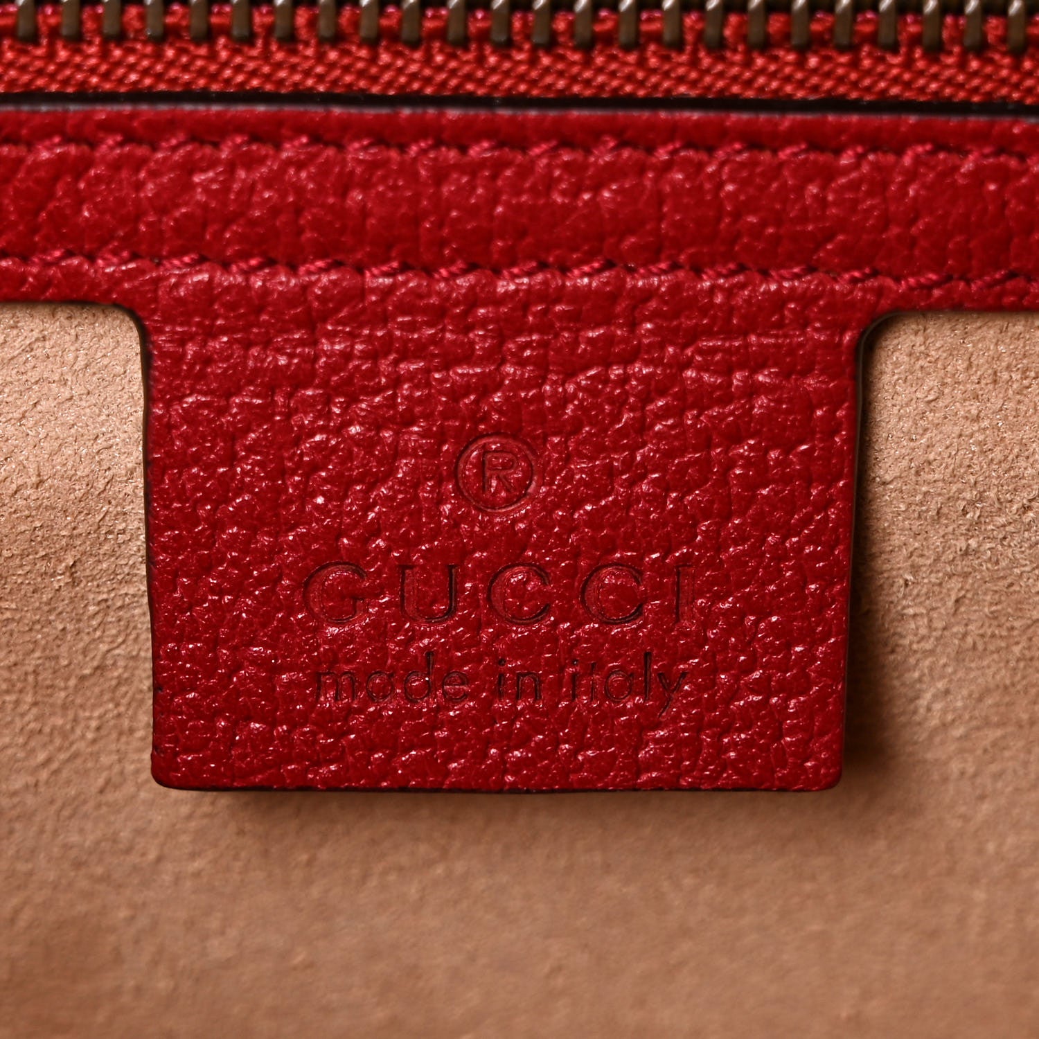 Gucci GG Supreme Monogram Small Queen Margaret Top Handle Bag Red 6 of 11