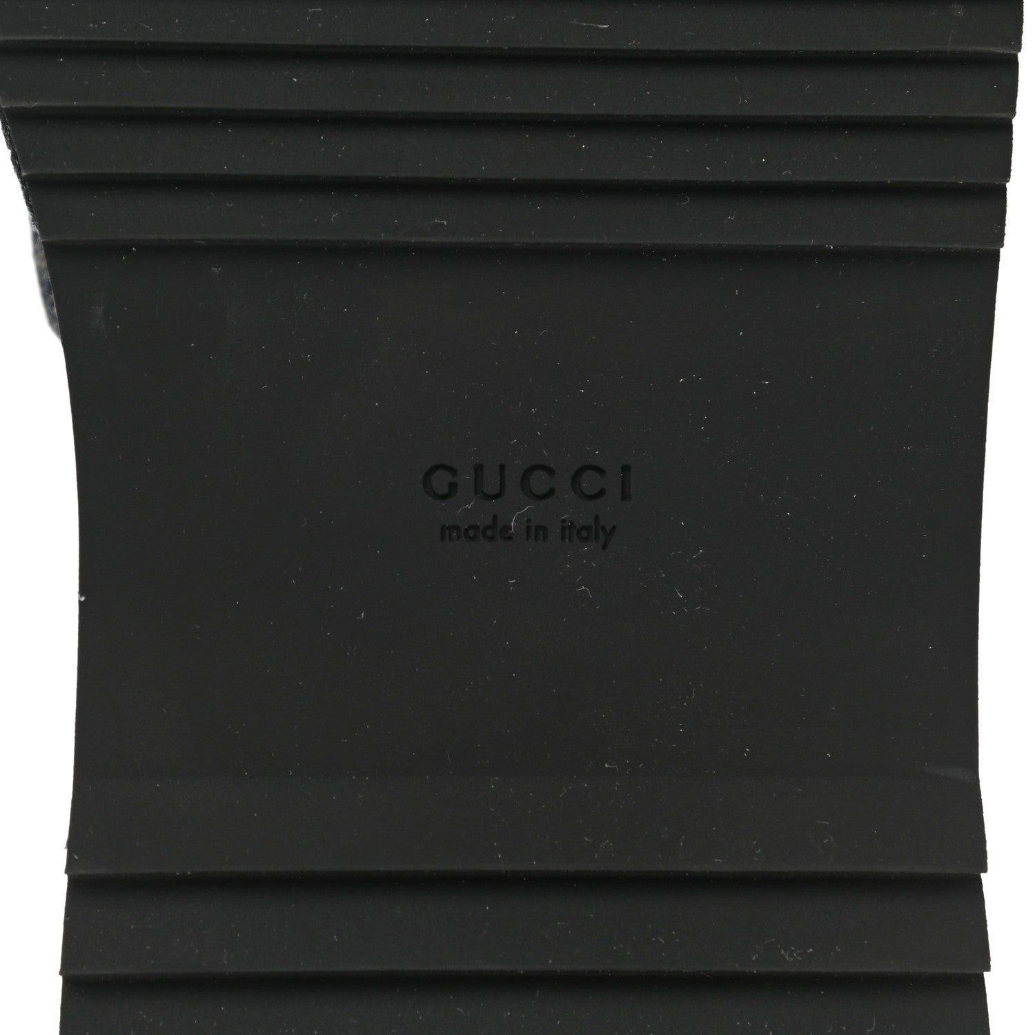 Gucci Jacquard Black Denim GG Monogram Angelina Platform 55mm Slide Sandals 38.5 Black Ivory 6 of 9